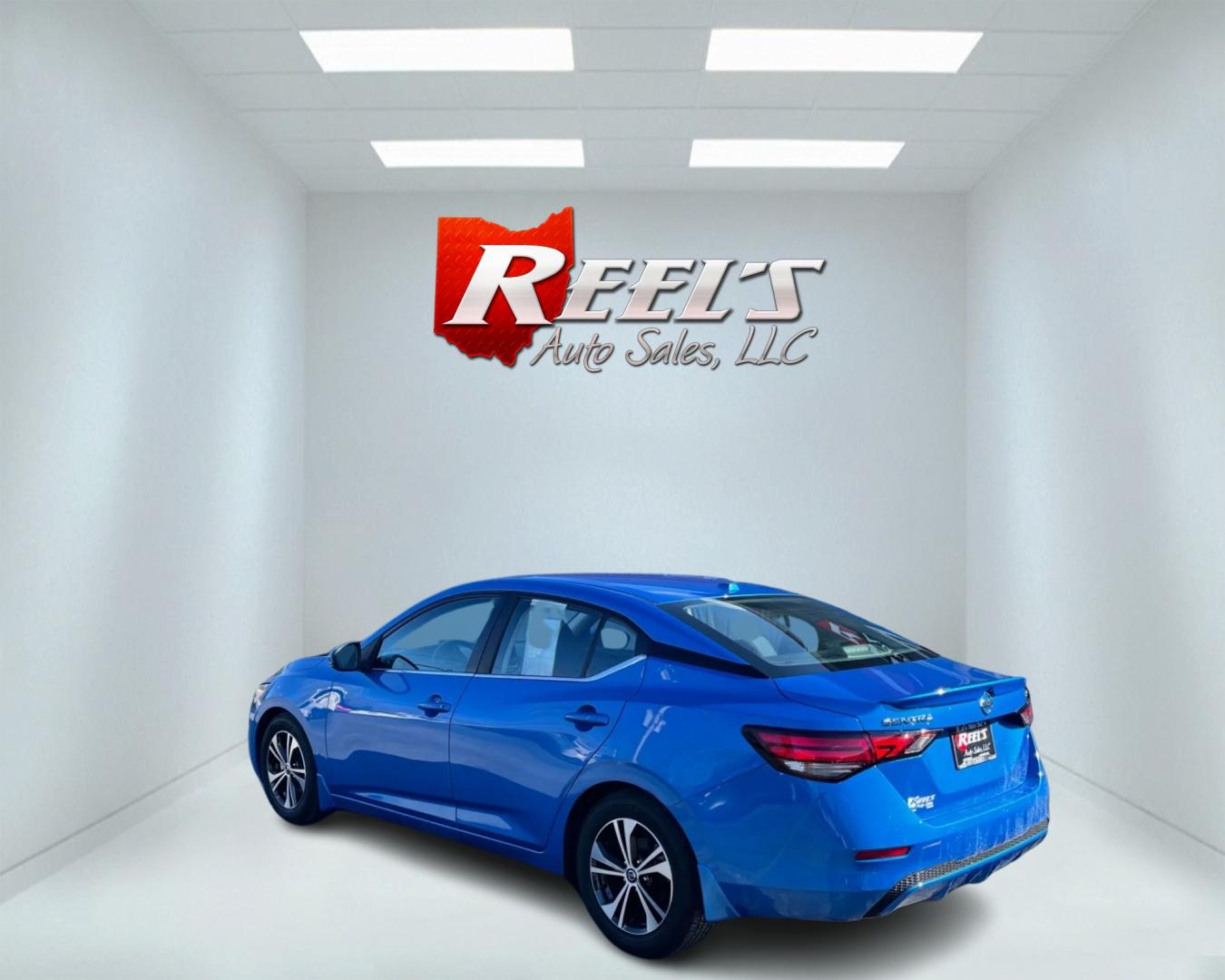 2020 Blue /Black Nissan Sentra SV (3N1AB8CV5LY) with an 1.8L I4 SFI DOHC 16V engine, CVT transmission, located at 547 E. Main St., Orwell, OH, 44076, (440) 437-5893, 41.535435, -80.847855 - Photo#11